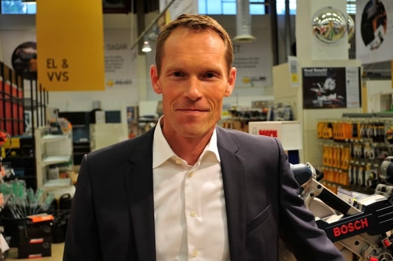 Pierre Nyström, nytillträdd VD Beijer Byggmaterial.