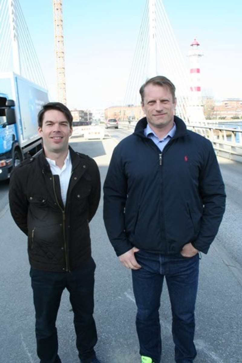 Carl Lumsden och Mikael Olander på Bygghemma