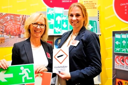 Ula Maja och Helena på Systemtext